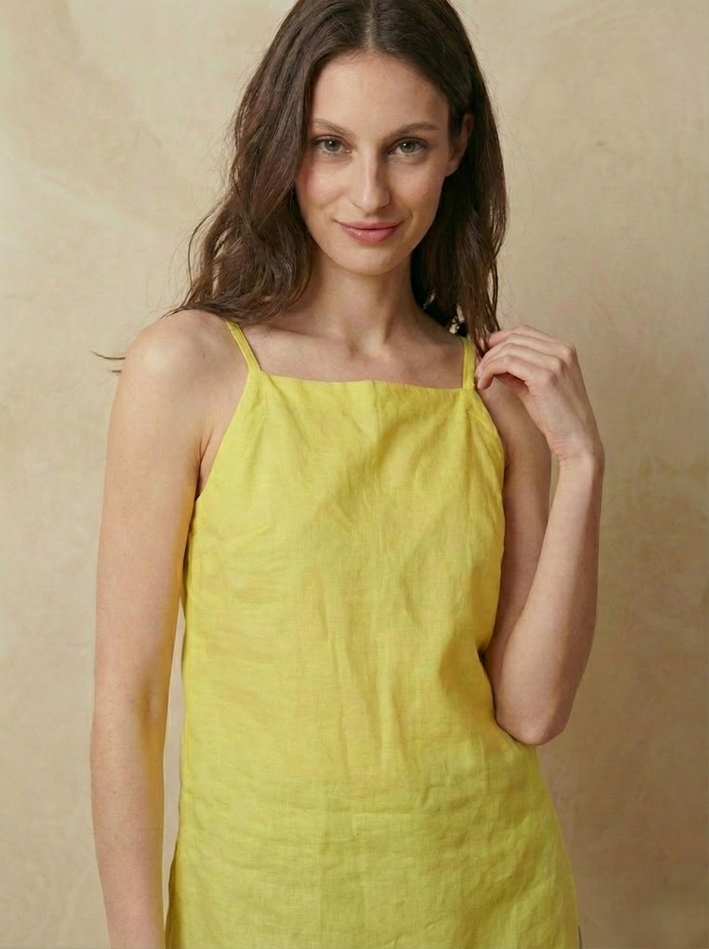 Yellow short top