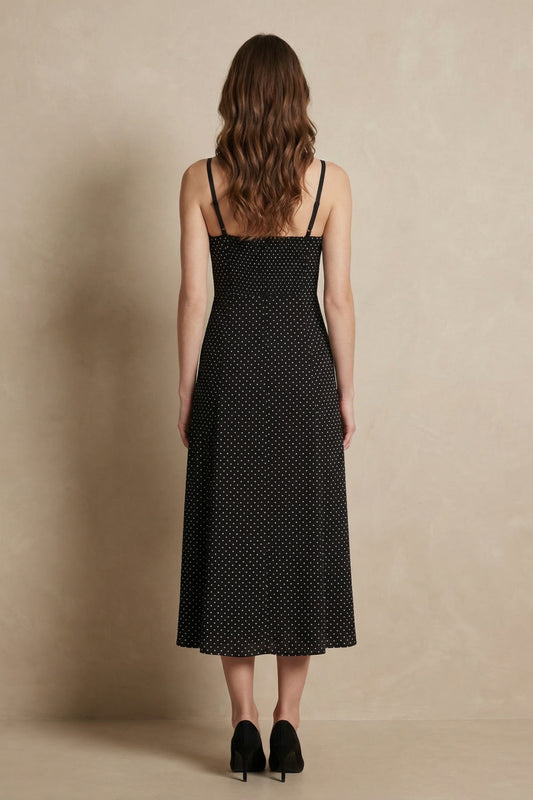 Polka Dot Midi Dress