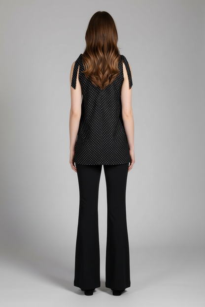 Black Polka Dot Tunic