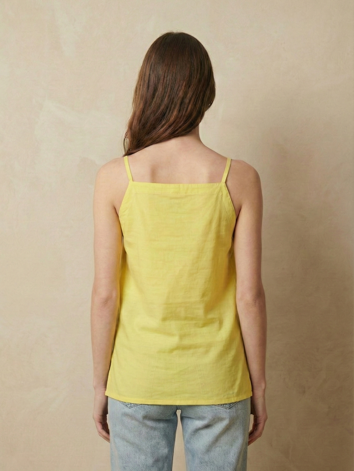 Yellow short top