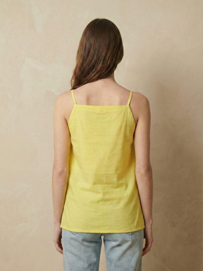 Yellow short top