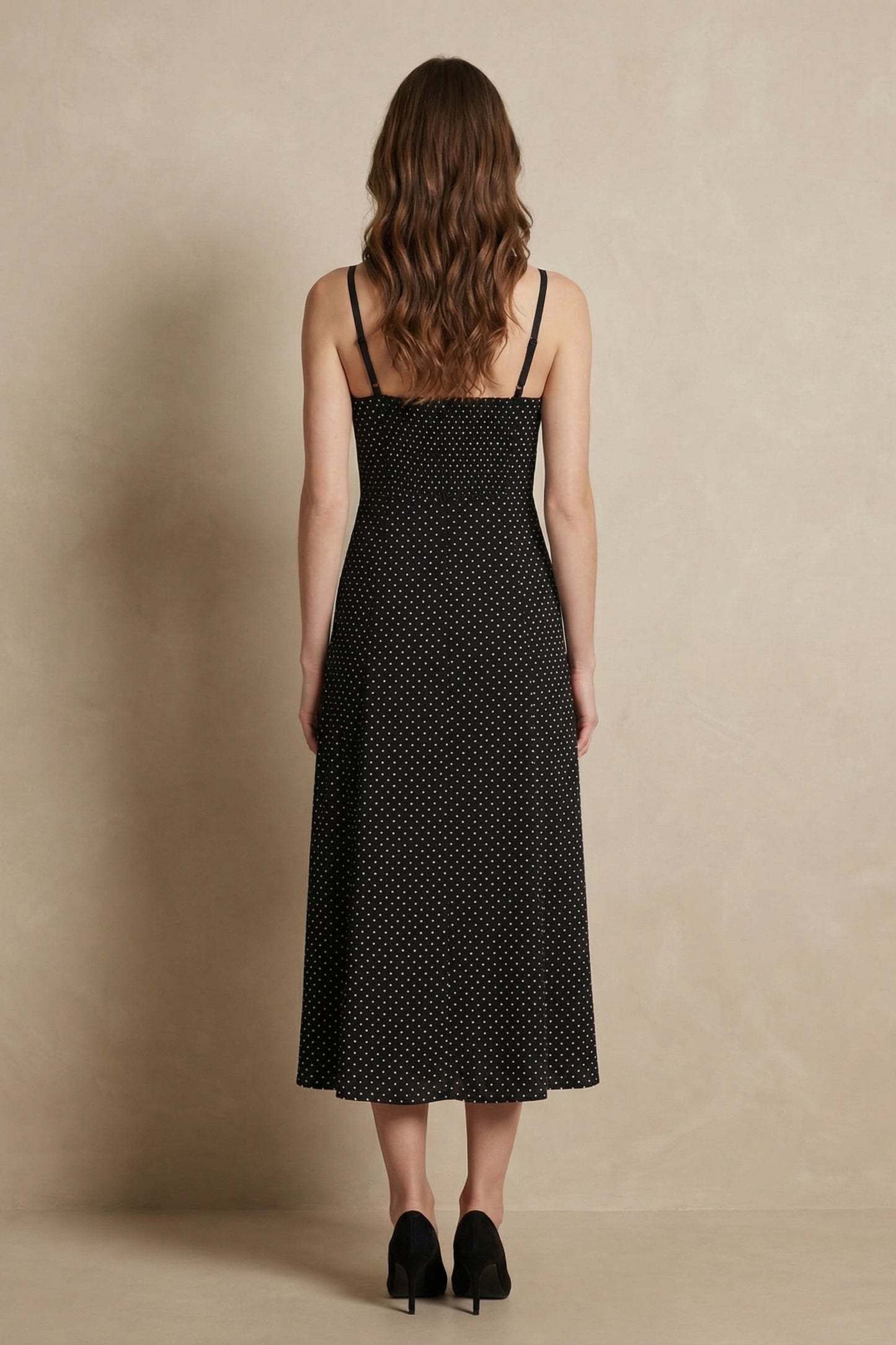 Polka Dot Midi Dress